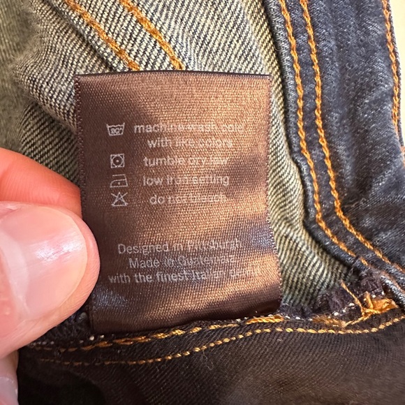 Revtown Decade Denim Automatic Size 38x32 Straight Leg Jeans Stretch Med Wash - Picture 10 of 10